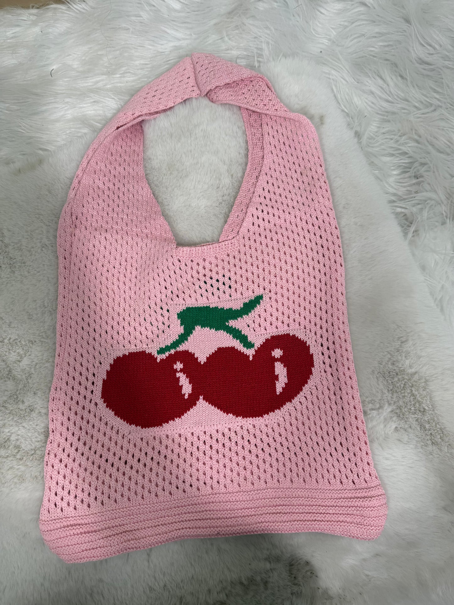 Cherry Tote (pink)