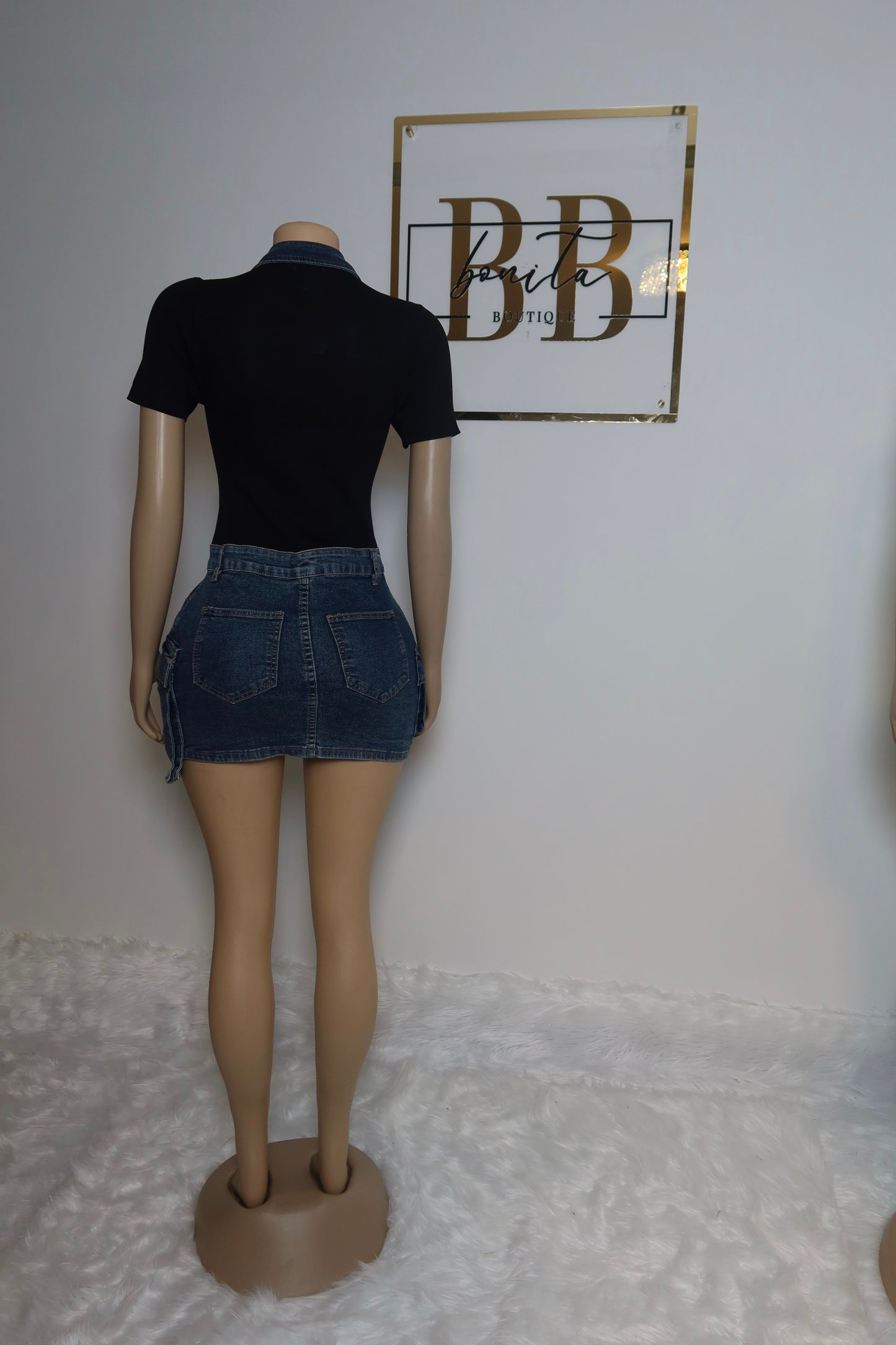 Misty Denim Dress