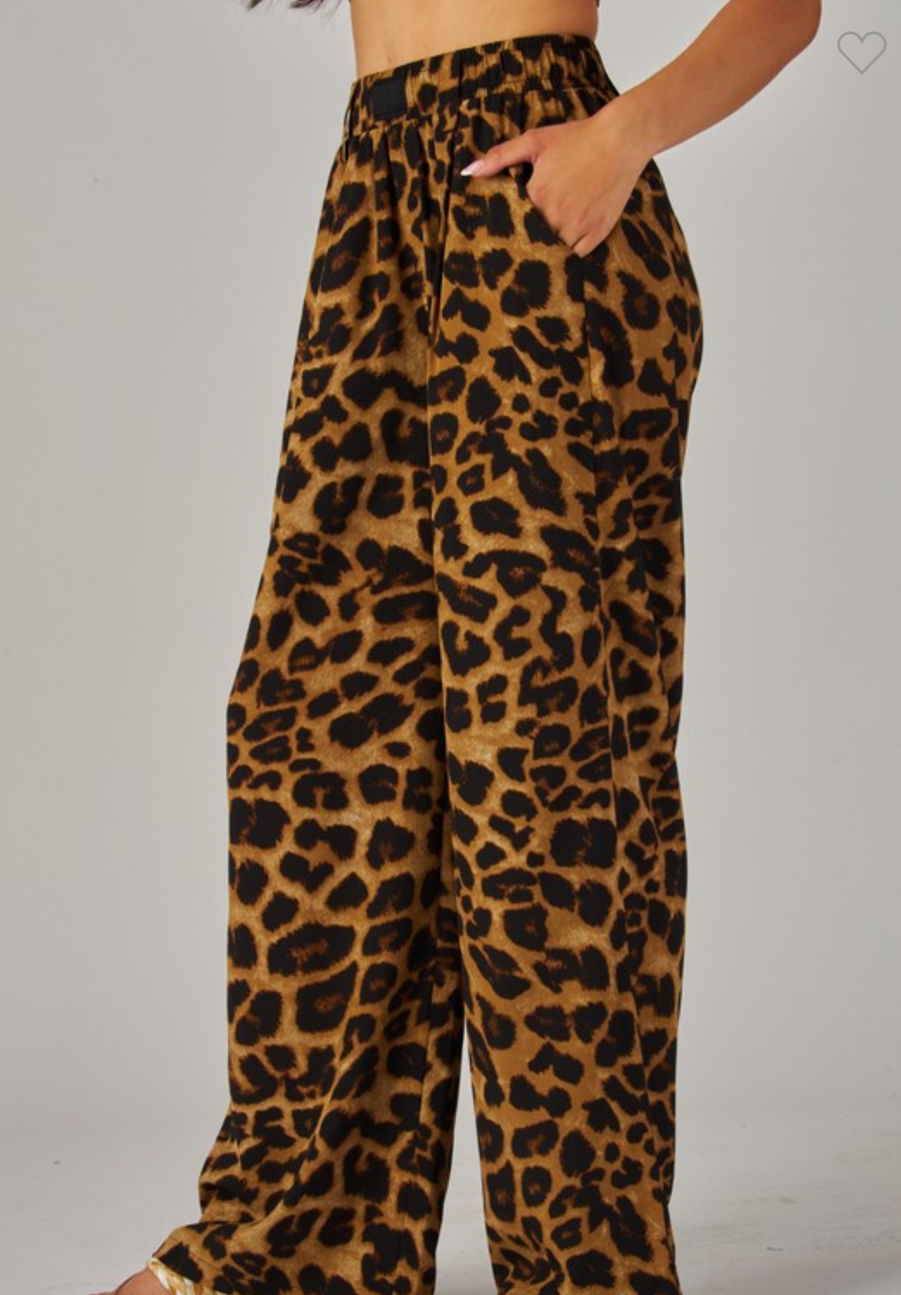 Leopard Print Silk Set