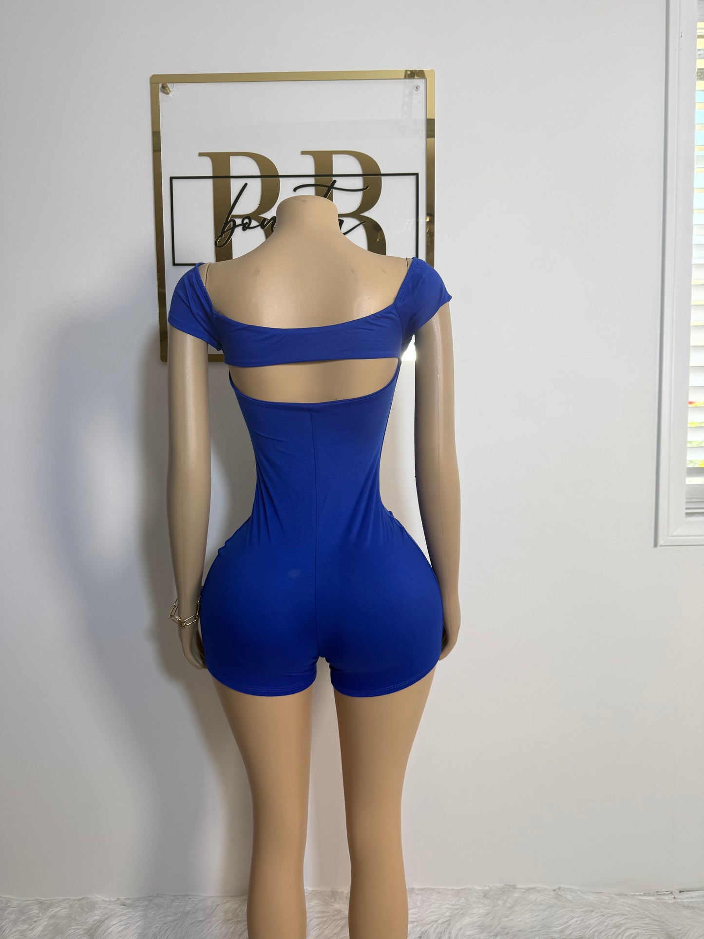 Blues Double Lined Romper