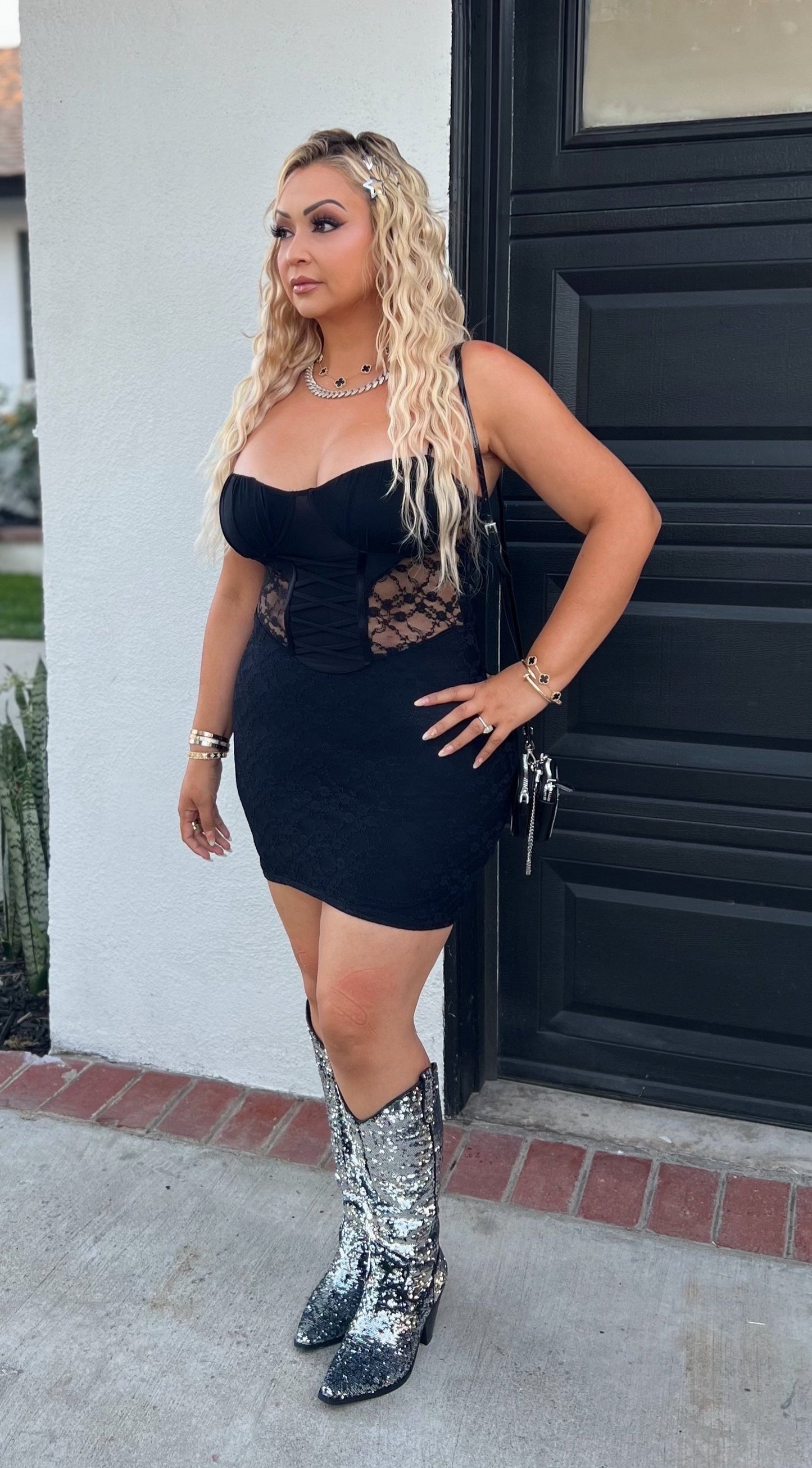 Emily Lace Corset Dress