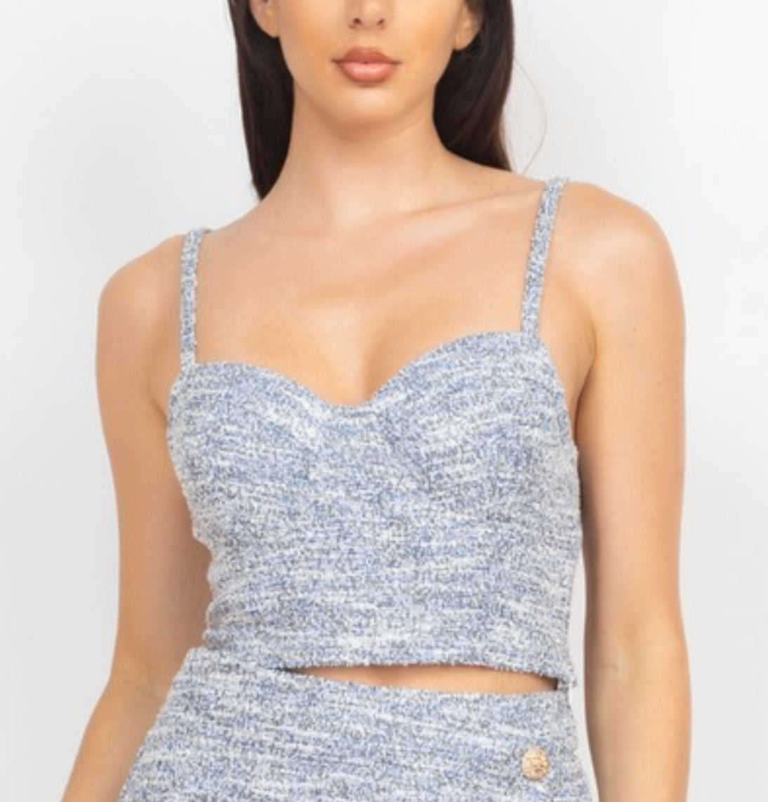 Blue Knit 2-Piece Set