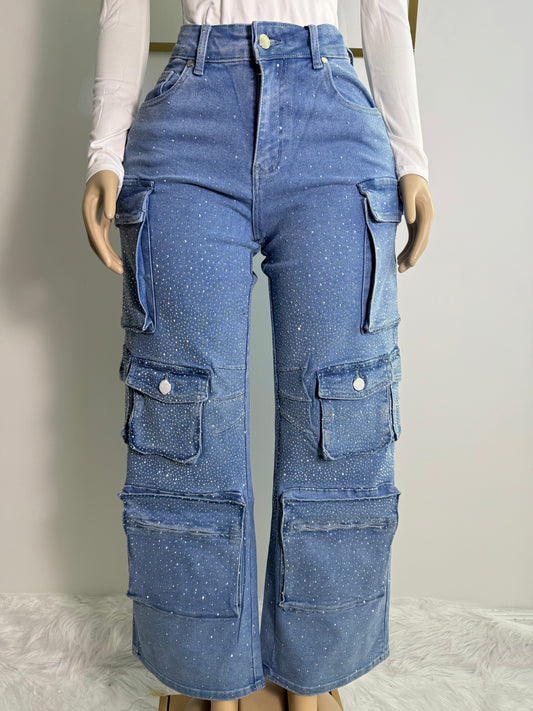 Shine Cargo Jeans