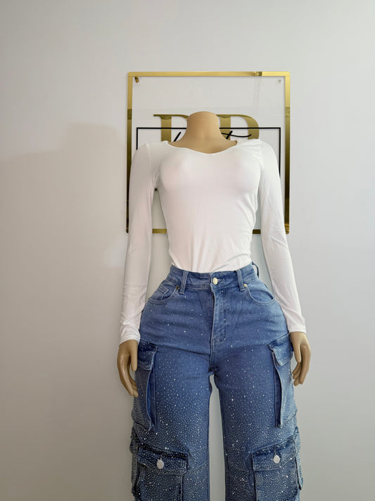 Double Layer White Top
