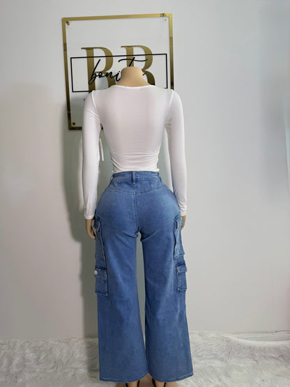 Shine Cargo Jeans