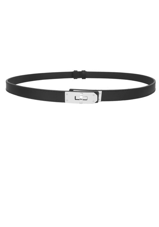 Kelly Belt Silver Buckle