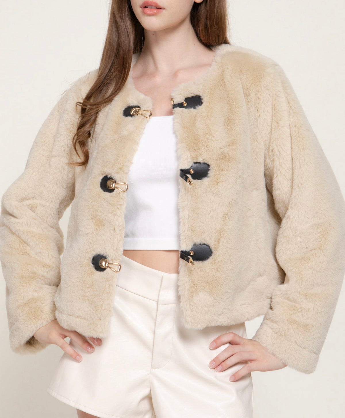 Fur Jacket Ivory