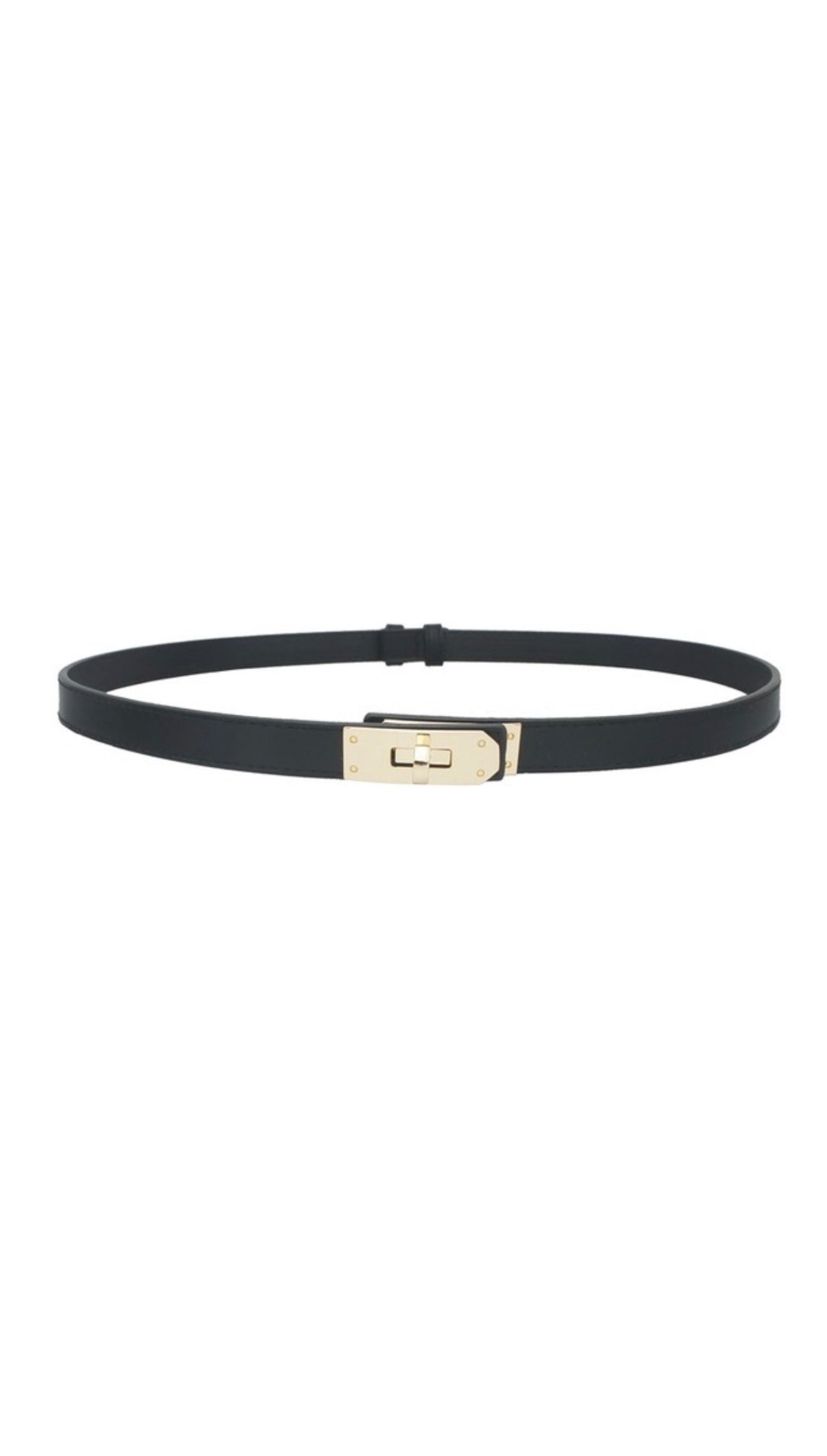 Kelly Belt Gold Buckle