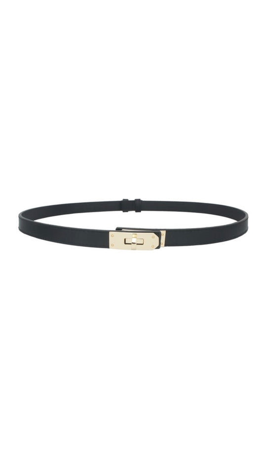 Kelly Belt Gold Buckle