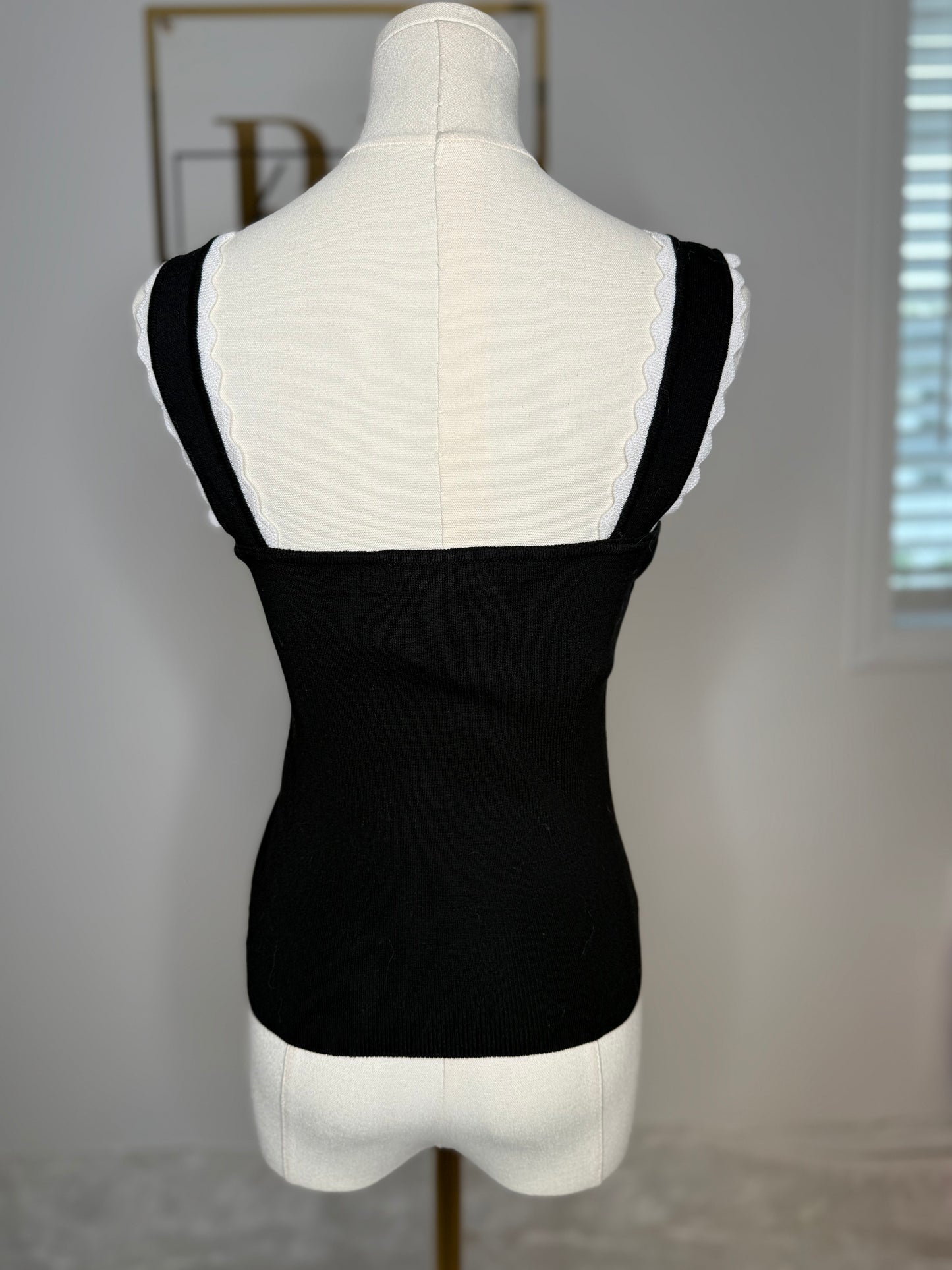 Pearl Trim Top