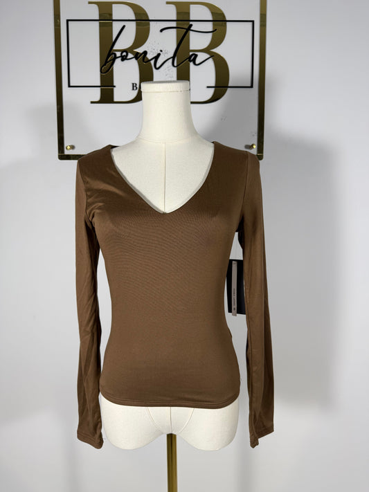 Double Layer Brown Top