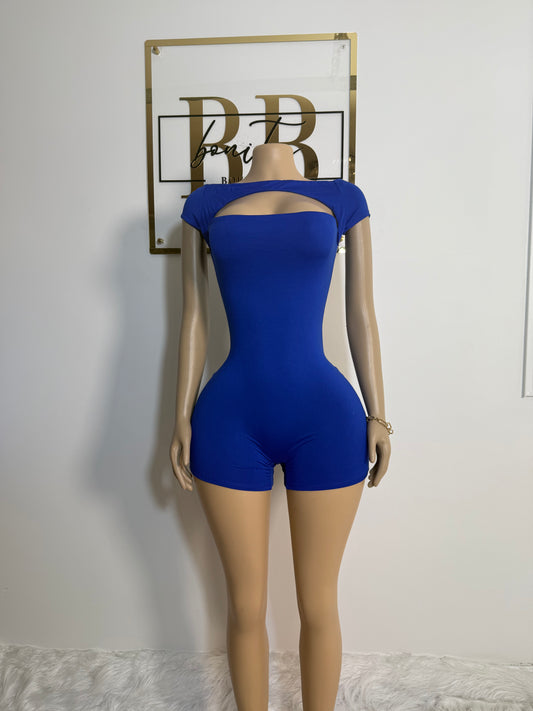 Blues Double Lined Romper